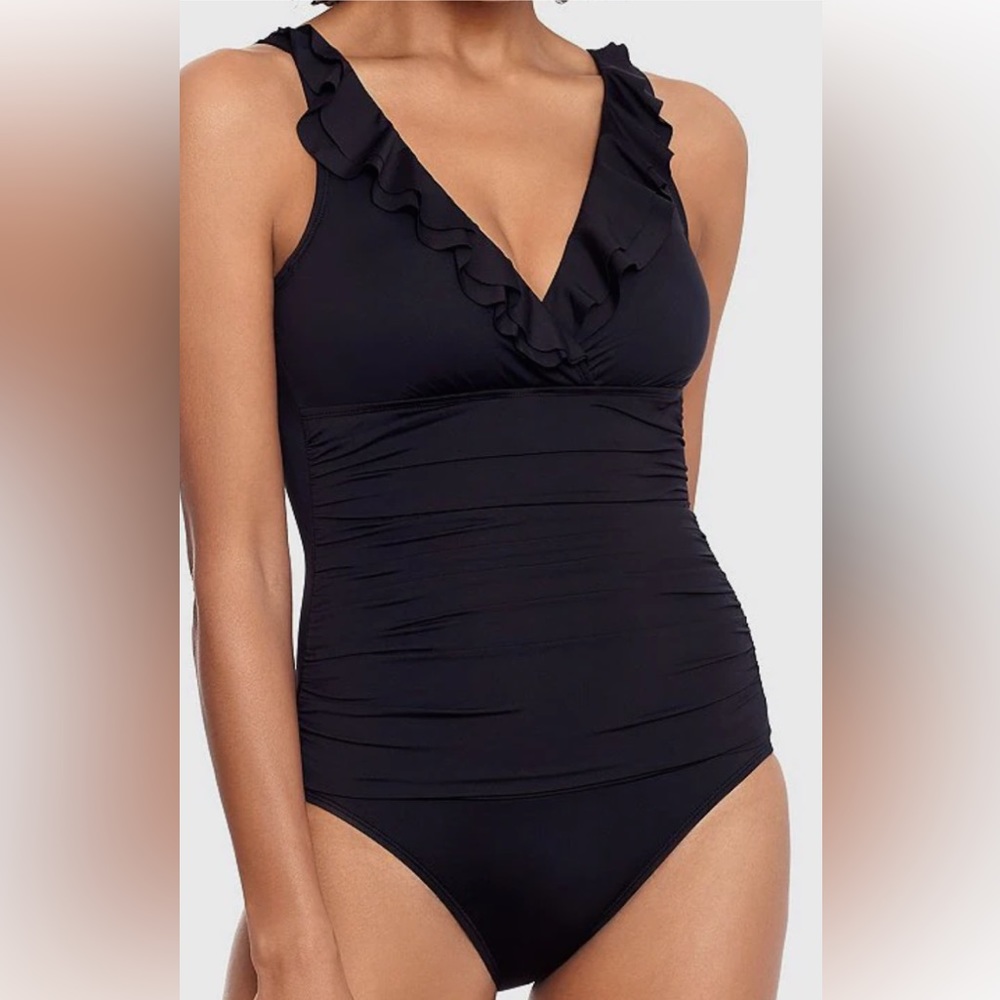 Ralph Lauren ruffle swimsuit. Size 16